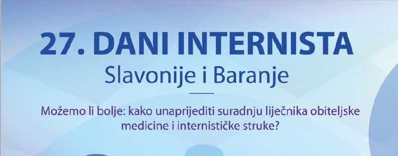 27. Dani internista Slavonije i Baranje