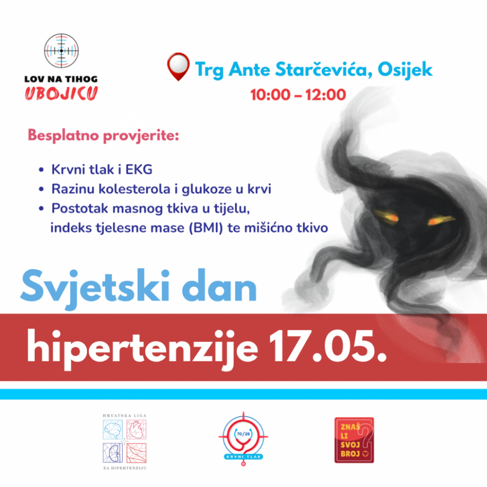 Obilježavanje Svjetskog dana hipertenzije u Osijeku