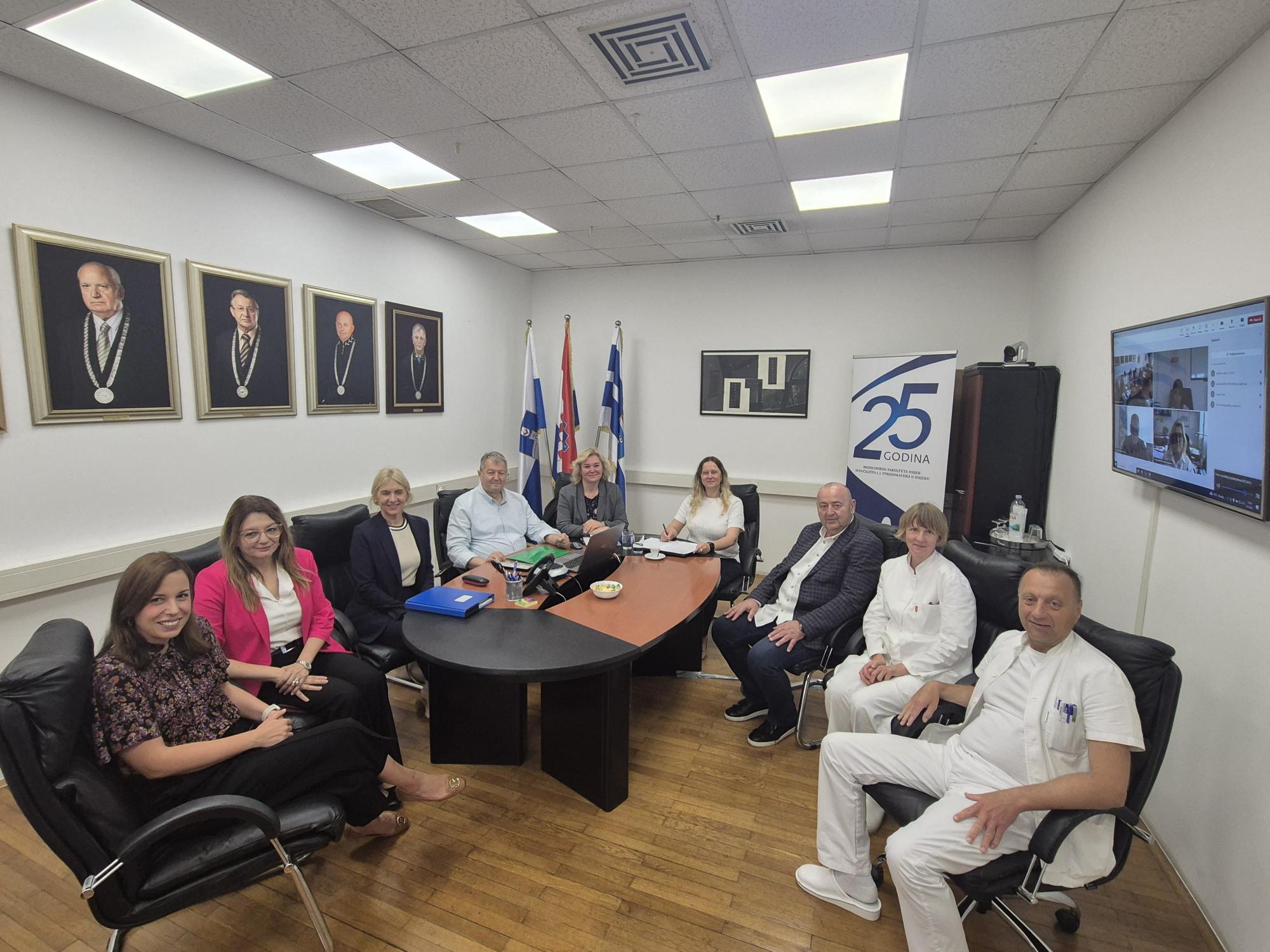 Na Medicinskom fakultetu Osijek održana sjednica Matičnog odbora za područje biomedicine i zdravstva